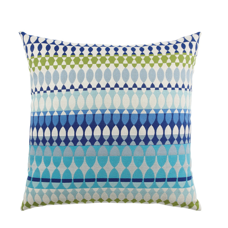 ElaineSmith Modern Oval Ocean Outdoor Throw Pillow & Reviews Perigold